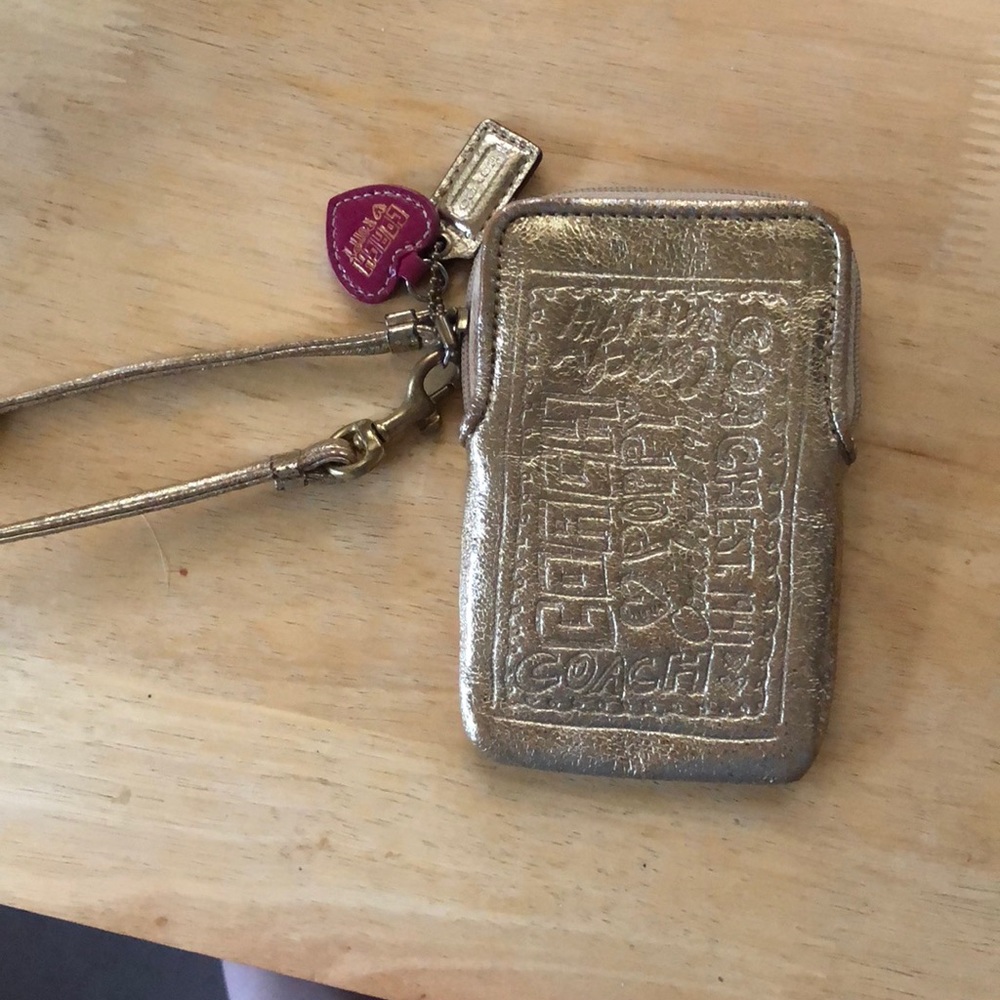 Coach accessory wristlet